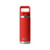 Yeti 18oz Straw Bottle Canyon Red