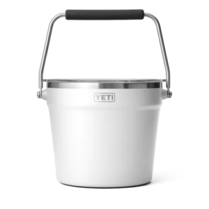 Yeti insulated buckets to keep your drinks ice cold.