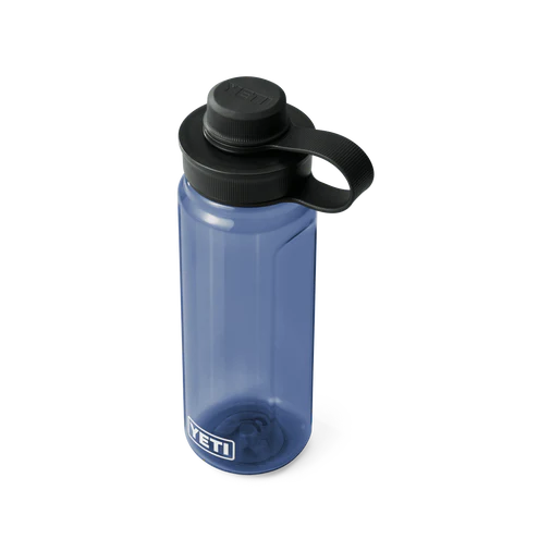 A tether holder for the Yeti Yonder Bottle lid to keep it secured to the bottle.